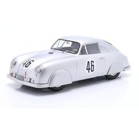 OPO 10 - Miniature car compatible with Porsche 356 SL #46 Class Winner 24h Le Mans 1951 Veuillet, Mouche 1/18 scale IXO WERK83 18009001