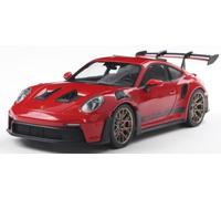 OPO 10 - Miniature Car compatible with PORSCHE 911 GT3 RS GUARDS RED 2024-1:18 Solido - 1812101