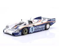OPO 10 - Miniature car compatible with Porsche 956 LH #1 Winner 24h Le Mans 1982 Ickx, Bell 1/18 scale IXO WERK83 18043001C