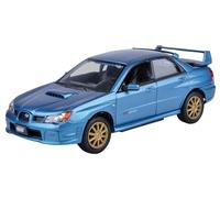 OPO 10 - Miniature car compatible with Subaru Impreza WRX STI light blue, 1:24 scale - Motormax light blue 73330