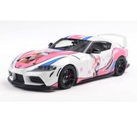 OPO 10 - Miniature car compatible with TOYOTA GR SUPRA SOLIDO WORKS ITASHA WHITE 2024-1:18 Solido - 1809008
