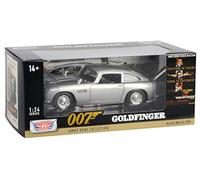 OPO 10 - Miniature car reproduced in 1/24 scale compatible for Aston Martin DB5 James Bond Collection GOLDFINGER - Motormax 79857