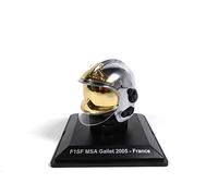 OPO 10 - Miniature fire helmet, scale 1/5 (5 cms): F1SF MSA Gallet 2005 France (01)