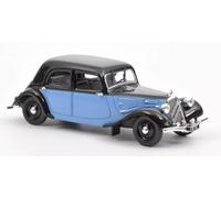 OPO 10 - Model car compatible with Citroën 11 Légère Coupe de Ville 1935 Blue and Black scale 1:43 Norev - 019837