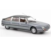 OPO 10 - Model car compatible with Citroën CX Turbo 2 Prestige 1986 Grey 1986 scale 1:43 Norev - 191518