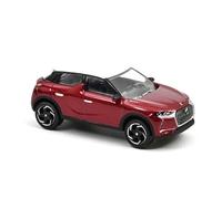 OPO 10 - Model car compatible with DS3 Crossback scale 1:64 3 inches 7.5cm Norev - Red 019712