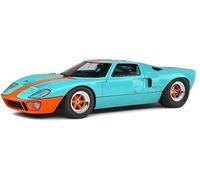 OPO 10 - Model Car compatible with FORD GT40 MK.1 GULF BLUE 1968-1:18 Solido - 1803008