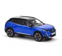 OPO 10 - Model car compatible with Peugeot E2008 GT Vertigo Blue scale 1:43 Norev - ICO904