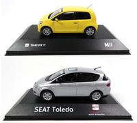 OPO 10 - Set of 2 cars 1/43 compatible with SEAT Mii + Toledo 3 / SE07+29 / SEL42