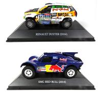 OPO 10 - Set of 2 cars 1/43 Dakar Rally compatible with Renault Duster and SMG (LDK1)
