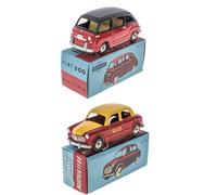 OPO 10 - Set of 2 cars compatible with Fiat 1100 + Fiat 600 1/48 Mercury collection by Hachette LMA3