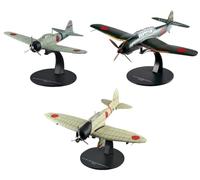 OPO 10 - Set of 3 Japanese WW2 fighter planes 1/72 compatible with Aichi + Mitsubishi - G10+14+19- NG32