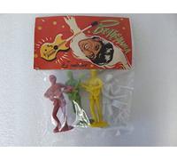 OPO 10 - Set of 4 Emirober The Beatles 8cm Beatlemania 60s Figurines - ref4