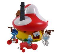 OPO 10 - The Smurfs' House with PVC articulated figures + stickers - CS39