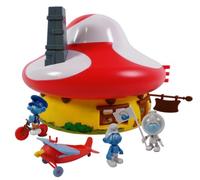 OPO 10 - The Smurfs' House with PVC articulated figures + stickers - CS40