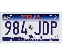 OPO 10 USA car LICENSE PLATE - 30x15 cms metal replica: TEXAS (C43)