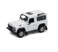 OPO 10 - Welly 1/24 Scale Model Car, Compatible with Land Rover Defender White - 22498-WHITE