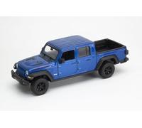 OPO 10 - Welly 1/27 Scale Miniature Car, Compatible with Jeep Gladiator 2020 Blue - 24103