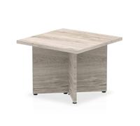 OPO Impulse Freestanding 600/1200mm Rectangular Bistro Table Attractive Arrowhead Legs | Sturdy Build Weather & Heat Resistant Melamine Finish Table Grey Oak 600