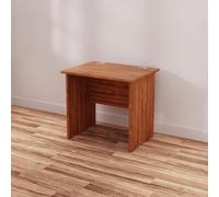 OPO Impulse Freestanding 800mm Rectangular Desk Panel End Leg | Sturdy Build Weather & Heat Resistant Melamine Finish Desk Walnut Walnut