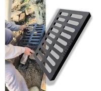 OPOLDBDMAC Cast Iron Drain Grate For Garage Factory Driveway, Outdoor Drain Cover B Class Replacement Sewer Grate, Durable Channel Grate, Square Drainage Grate(60x40cm/23.6x15.7in)