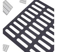 OPOLDBDMAC Cast Iron Drain Grate Square Drain Cover 24x24in 28x28in Outdoor Sewer Heavy Duty Drainage Grates For Yard Driveway，Durable Drainage Channel Cover(20x20in(50x50cm))