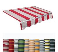 OPOLDBDMAC Retractable Awning Fabric Replacement Water Resistant Sun Shade Awning Cover Replacement Fabric，Polyester Shade Cloth For Outdoor Patio Sun Canopy(Red,9.8x6.5ft (3x2m))