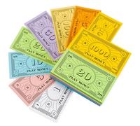 Opoly Play Money - 520 Pieces Play Money for Board Games - 65 Pieces of Each Bill in 8 Denominations - $1, 5, 10, 20, 50, 100, 500, & $1000 - Paper Money for Role Play Cashier Refills