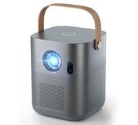 OPOQO Mini Projector with WiFi and Bluetooth - Electric Focus & Auto Keystone & Zoom, Full HD 1080P Supported Portable Outdoor Movie Projector, Compatible with iOS/Android/TV Stick/HDMI/PS5