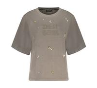 Oporto Short-sleeved Sweatshirt, female, Desigual, T-Shirts, Gray, L, Tops L