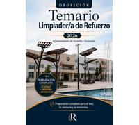 Oposición Limpiador/a de Refuerzo Ayuntamiento de Armilla 2026: Temario completo con 23 temas desarrollados, guía para la memoria, entrevista y simulacro final
