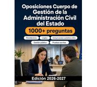 Oposiciones Cuerpo de Gestión de la Administración Civil del Estado: Concurso de nivel A2 con derecho administrativo, gestión pública y pruebas escritas y orales
