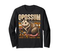 Opossum Chaos is My Comfort Zone Wildlife Long Sleeve T-Shirt
