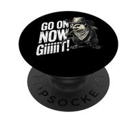 Opossum Cowboy Vintage Western Country Possum Go On Now Git PopSockets Adhesive PopGrip