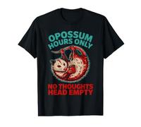 Opossum Hours Only No Thoughts Head Empty Value Graphic T-Shirt