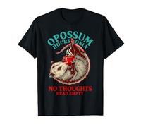 Opossum Hours Only No Thoughts Head Empty Value Graphic T-Shirt