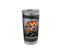Opossum Knight Funny My Sanity Thins Stainless Steel Insulated Tumbler