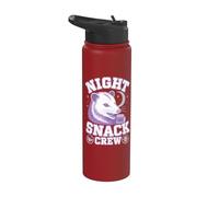 Opossum Night Snack Crew Cartoon Stainless Steel Insulated Water Bottle