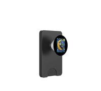 Opossum on a Crescent Moon Van Gogh Starry Night Style Art PopSockets PopWallet for MagSafe