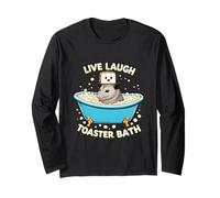 Opossum Possum Live Laugh Toaster Bath Long Sleeve T-Shirt