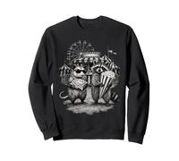Opossum Raccoon Carnival Popcorn Fair Animals Fun Sweatshirt