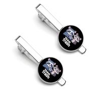 Opossum Raccoon Rat Team Trash Tie Clips for Men 1 Pair Lightweight Tie Bars for Ties Shirts Collars Gifts
