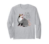 Opossum Shirt I Bag Rat I Am a Good Kitty Long Sleeve T-Shirt