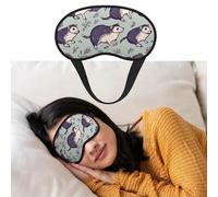 Opossum Sleep Mask for Side Sleeper Blackout Eye Masks for Women Men Blindfold Mask Side Sleeper Eye Cover for Sleeping Nap Blackout Eye Shade Cover for Travel