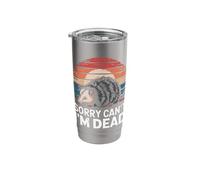Opossum Sorry Can't I'm Dead Stainless Steel Insulated Tumbler