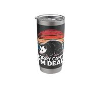 Opossum Sorry Can't I'm Dead Stainless Steel Insulated Tumbler