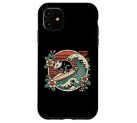 Opossum Surf Wave Surfer Possum Beach Vacation Men Women Kid Case for iPhone 11