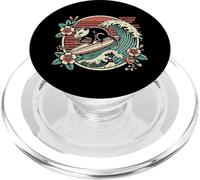 Opossum Surf Wave Surfer Possum Beach Vacation Men Women Kid PopSockets PopGrip for MagSafe