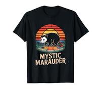 Opossum Tarot Mystic Marauder Retro Art T-Shirt