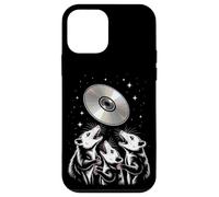 Opossum Worship Retro CD Disc Funny Space Scene Case for iPhone 12 mini